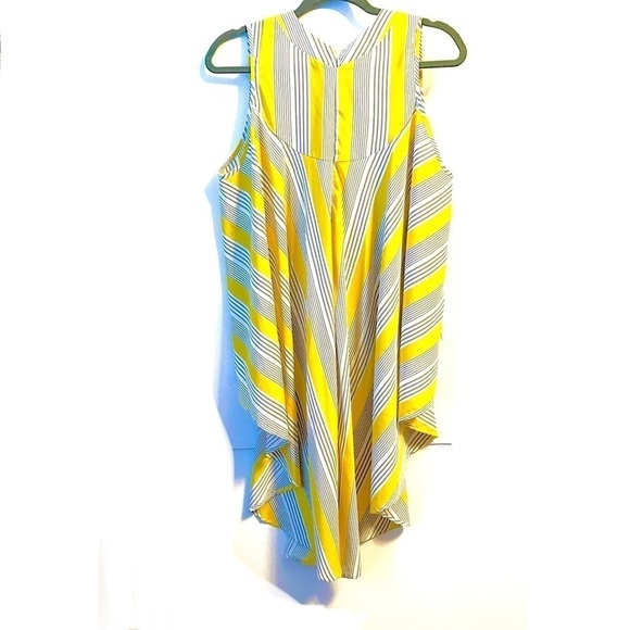 High low vertical striped tank - Picture 2 of 4